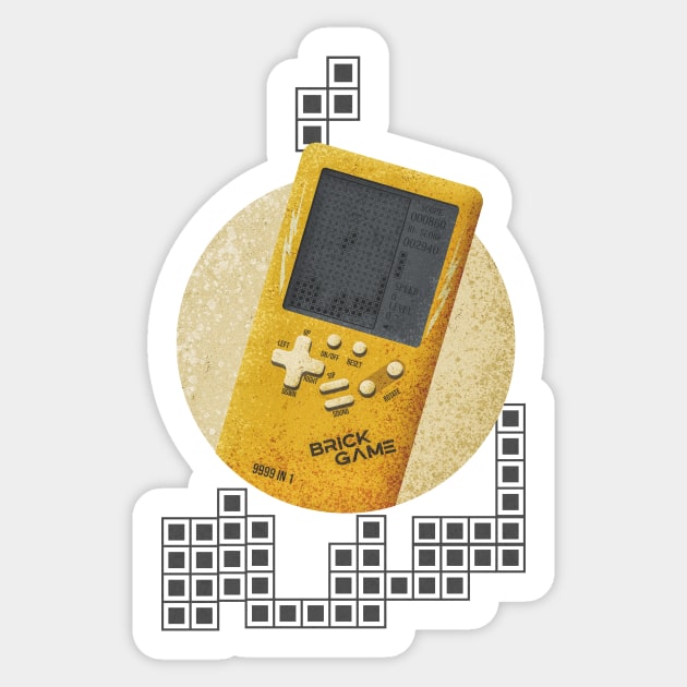 Brick Game Handheld Sticker by SrabonArafat